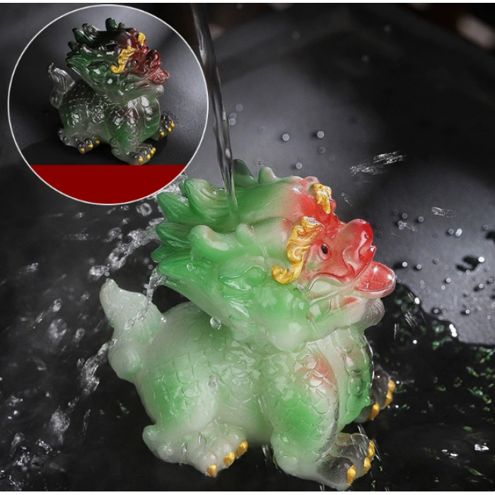 Tea toy Green Lion