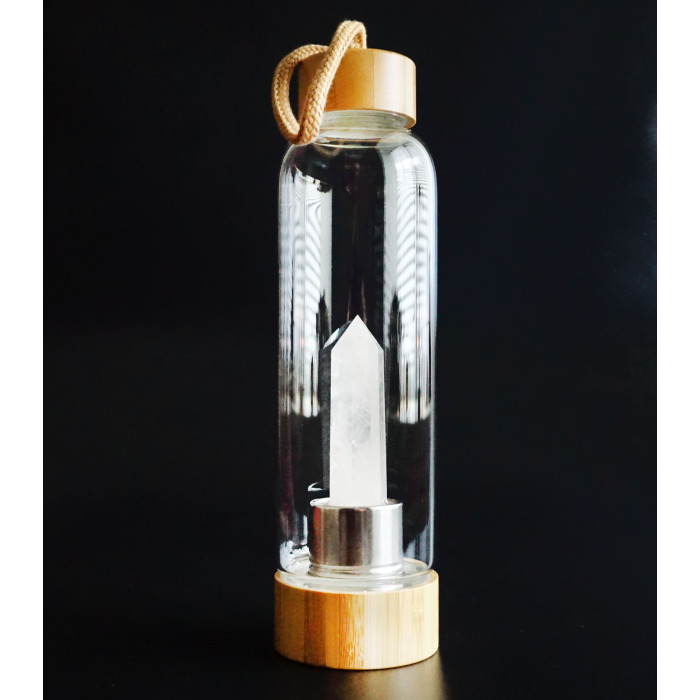 Water bottle with crystal 550ml. Rhinestone