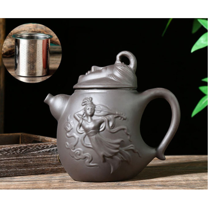 Kettle "Moon teapot" black 600ml.
