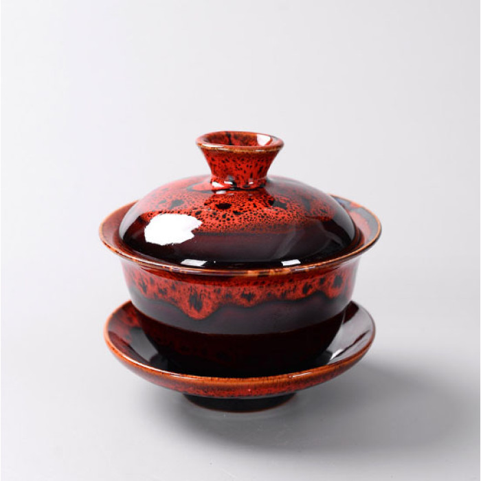 Gaiwan Zisha red 100 ml.