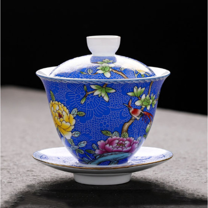 Gaiwan Songs of Birds blue 150ml.