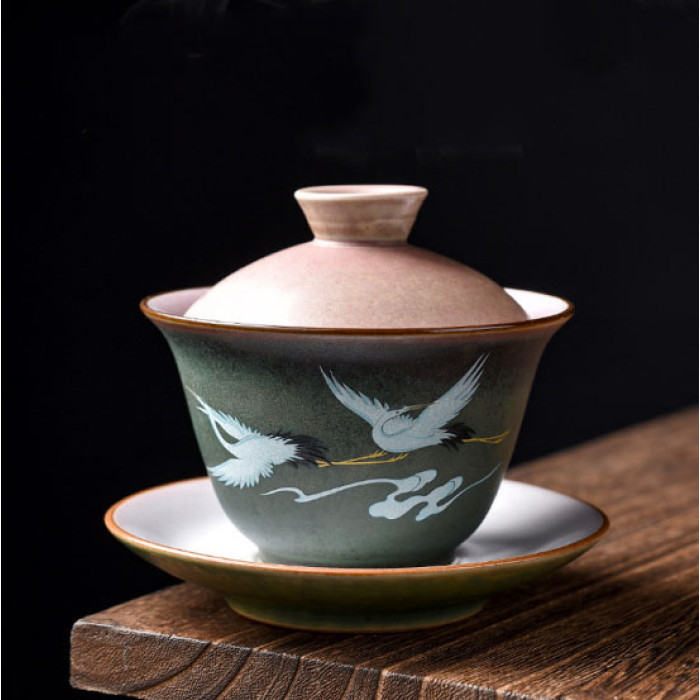 Gaiwan Cranes 150ml.