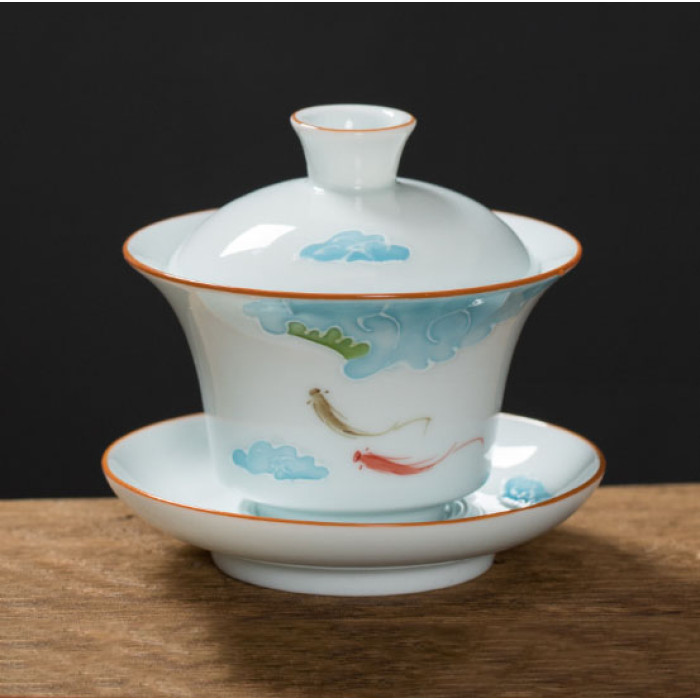 Gaiwan Game with fish 150ml.