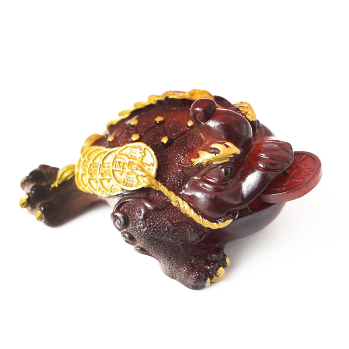 Tea toy Small Red Wealth Toad