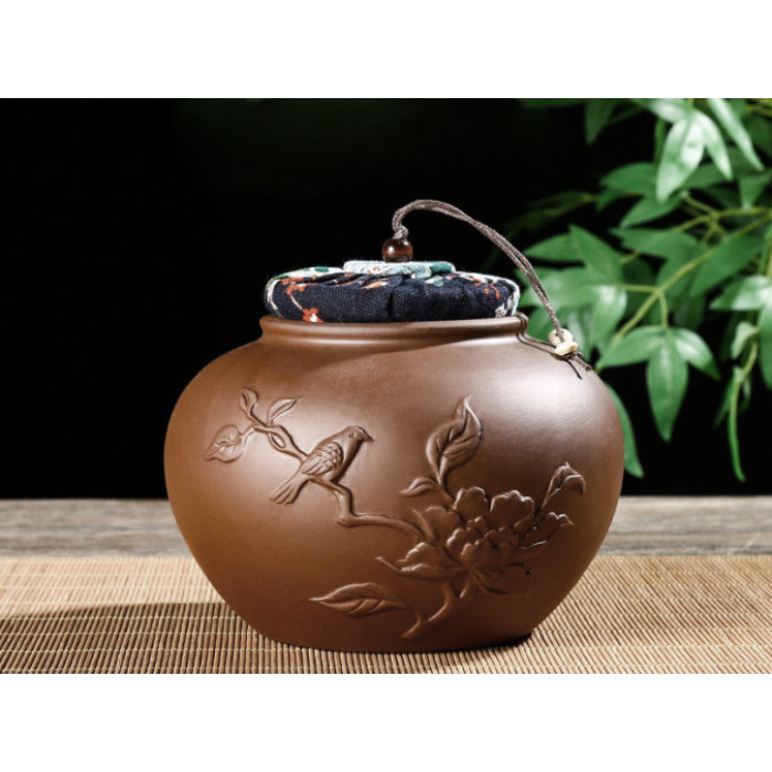 Teapot "Bird Songs" Brown 1200ml.