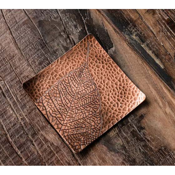 Bodhi Leaf Chabei Dish Copper Color