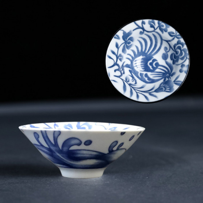 Chabei Cup for Gongfu Cha "Bamboo Hat" Cockerel