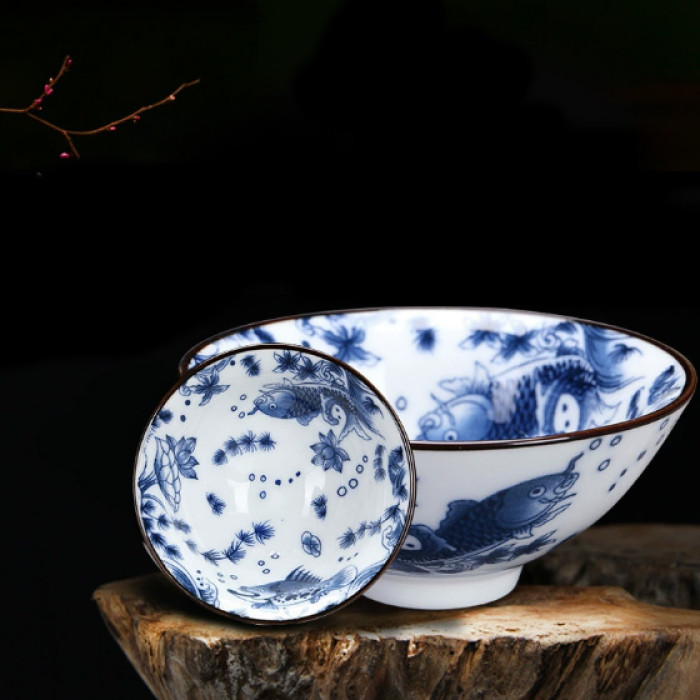 Chabei Cup for Gongfu Cha "Bamboo Hat" Games in lotuses