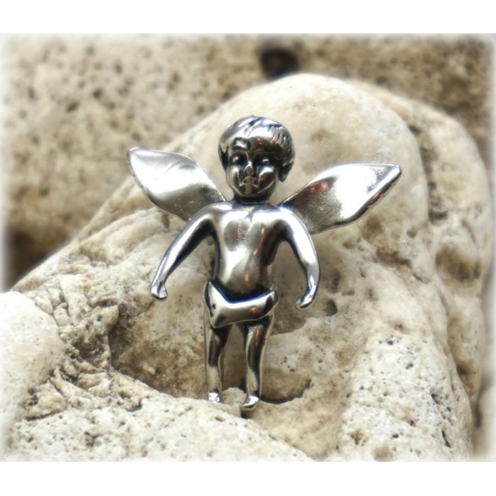 Amulet "Boho" stainless steel Angel №027