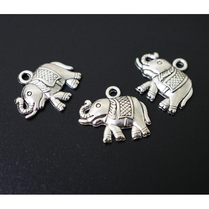 Amulet in the purse Elephant under silver 10 pieces