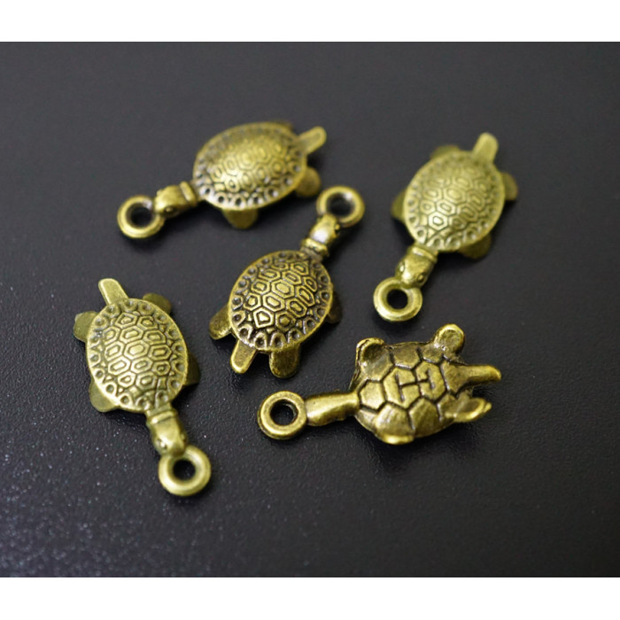Amulet in a purse Turtle under bronze 10 pieces