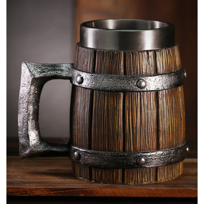 Polystone Viking mug 550 ml.