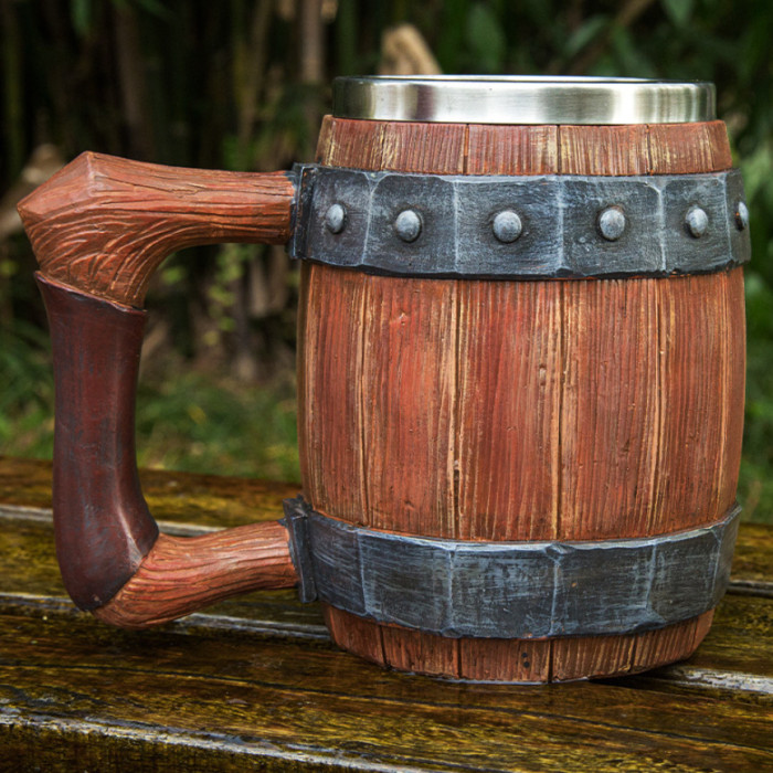 Polystone Viking mug 550 ml.