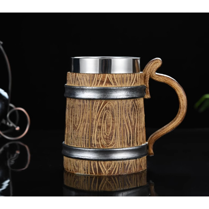 Polystone Viking mug 550 ml.