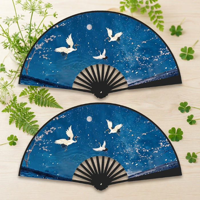 Chinese hand fan "Moon Fan" No. 9