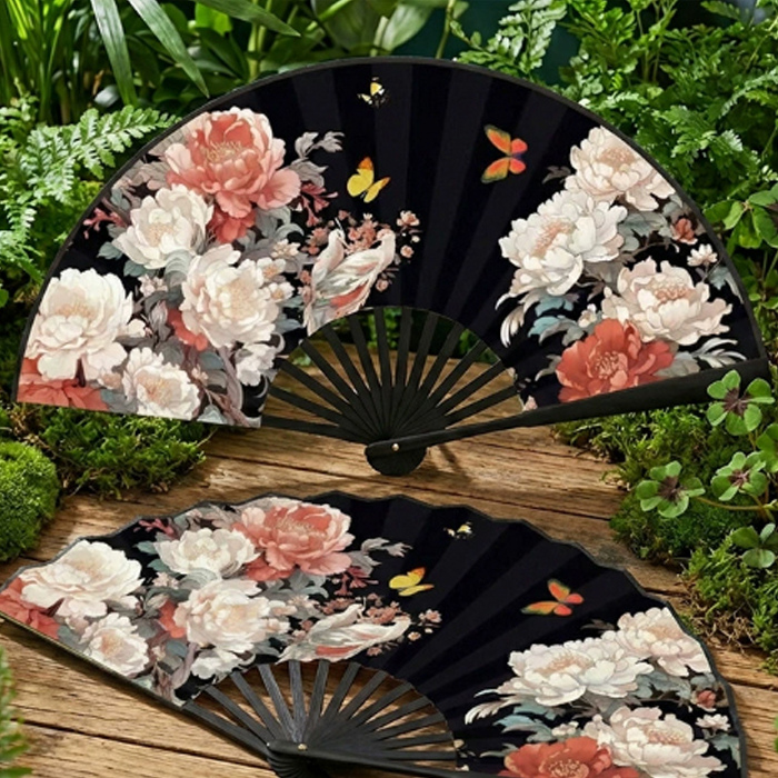 Chinese hand fan "Full of Spring" No. 5