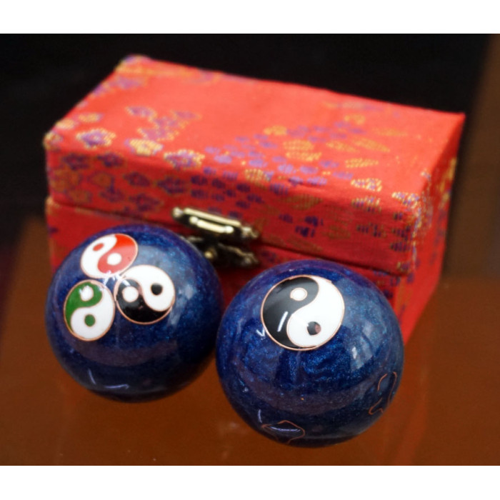 Baoding massage balls pair d=4.7cm. Enamel No. 2