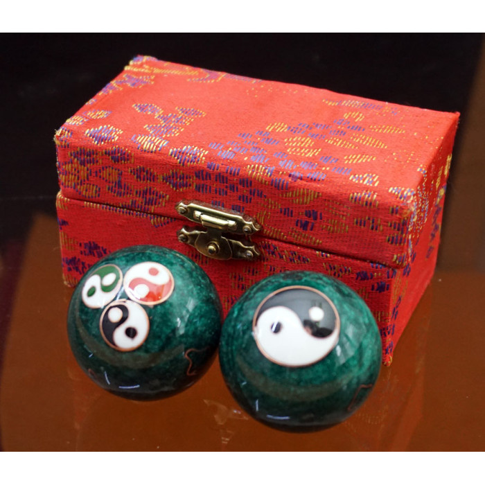 Baoding massage balls pair d=4.7cm. Enamel No. 3