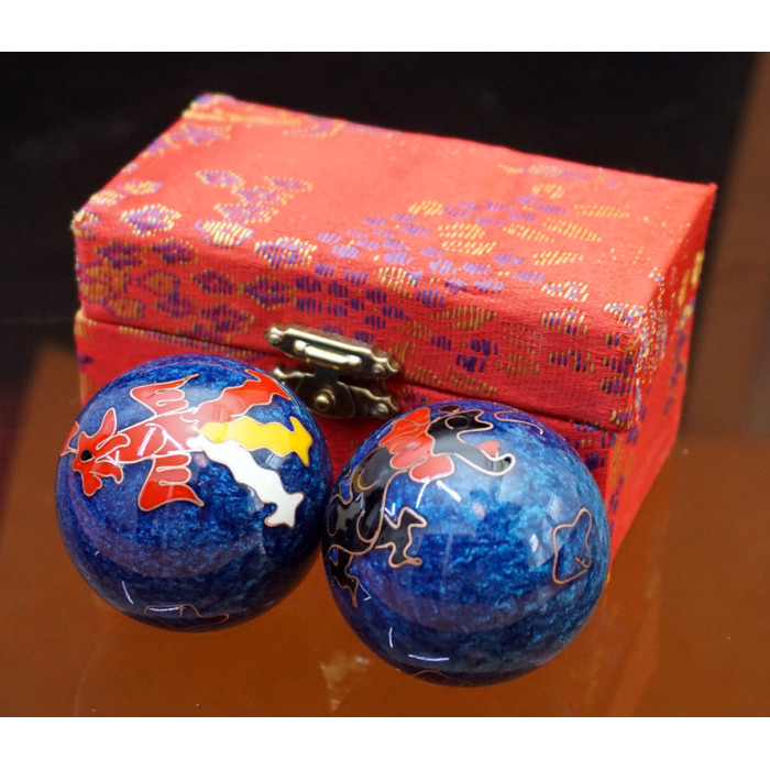 Baoding massage balls pair d=4.7cm. Enamel No. 4