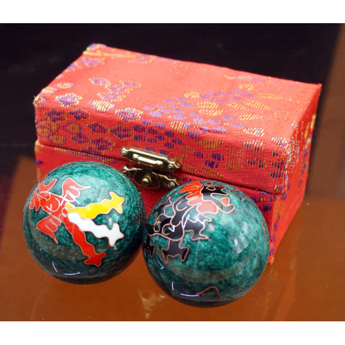 Baoding massage balls pair d=4.7cm. Enamel No. 5