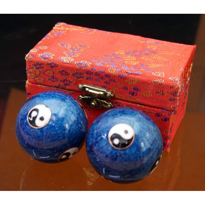 Baoding massage balls pair d=4.7cm. Enamel No. 9