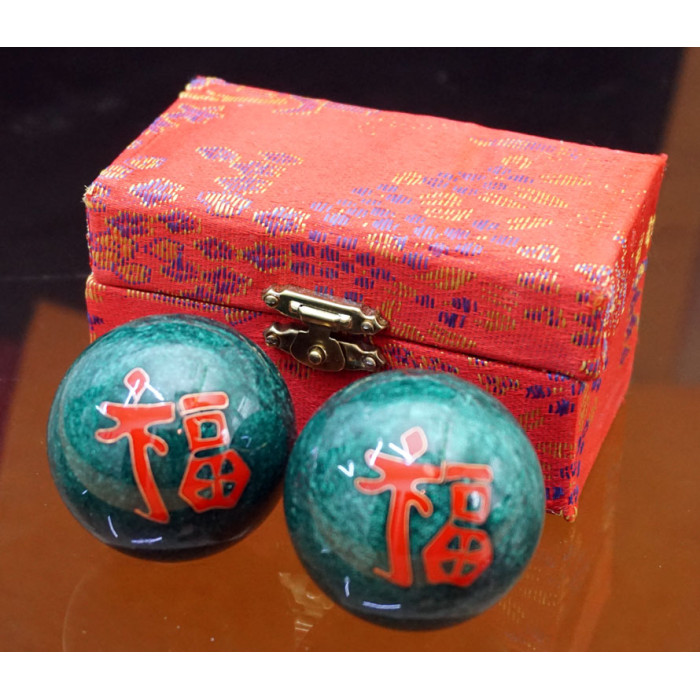 Baoding massage balls pair d=4.7cm. Enamel No. 10