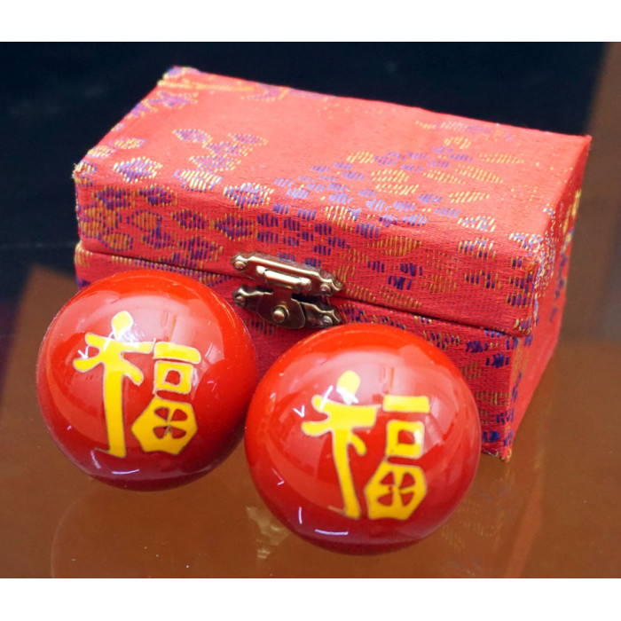 Baoding massage balls pair d=4.7cm. Enamel No. 11