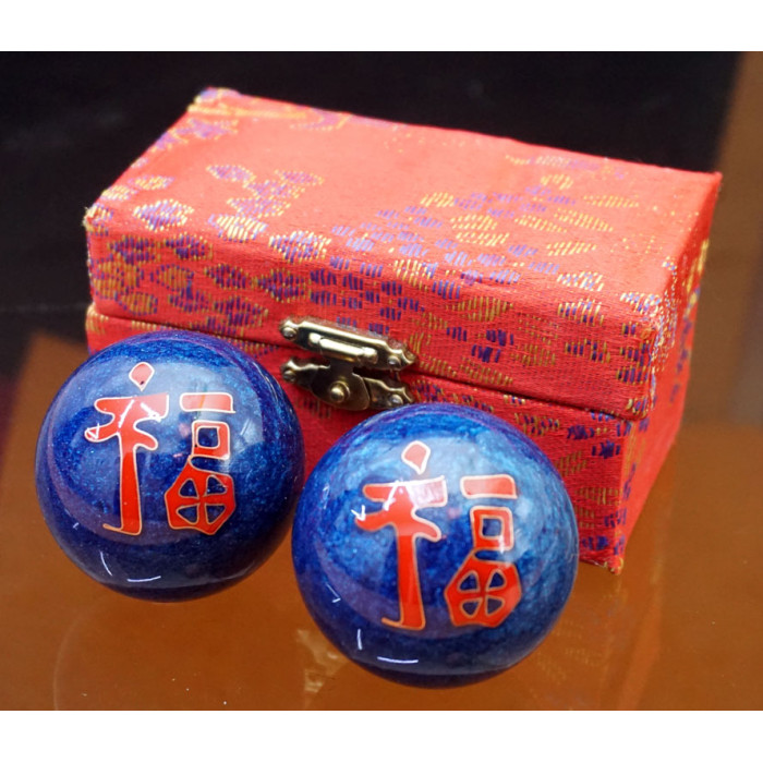 Baoding massage balls pair d=4.7cm. Enamel No. 12