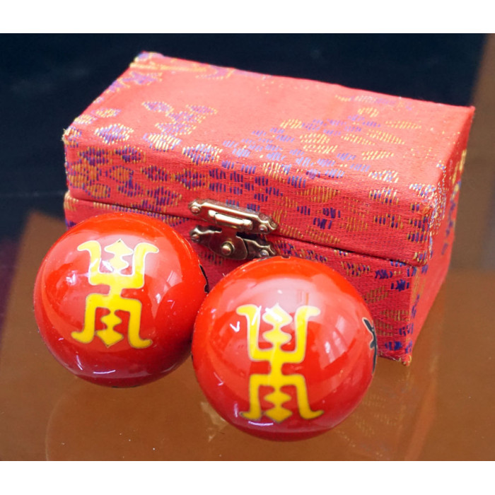 Baoding massage balls pair d=4.7cm. Enamel No. 13