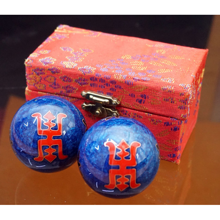 Baoding massage balls pair d=4.7cm. Enamel No. 14