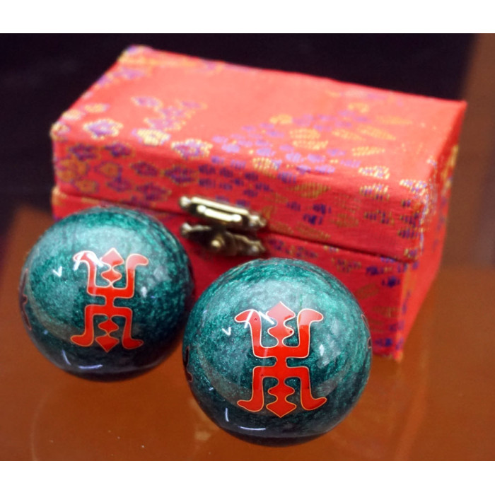 Baoding massage balls pair d=4.7cm. Enamel No. 15