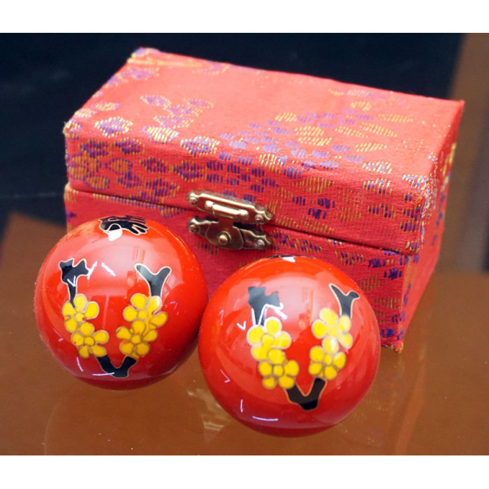 Baoding massage balls pair d=4.7cm. Enamel No. 17