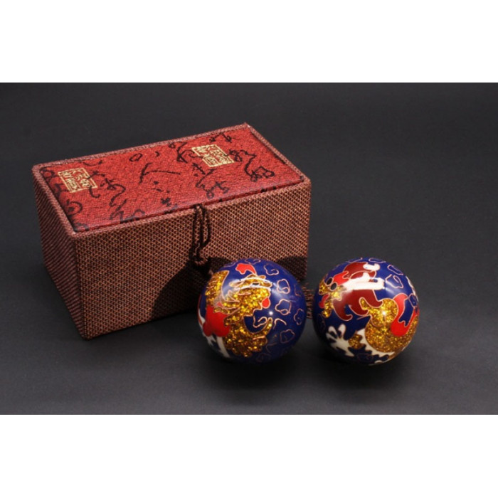 Baoding massage balls with enamel Premium No. 1