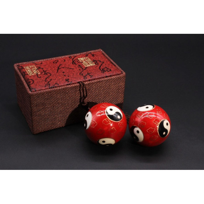Baoding massage balls with Premium enamel No. 8