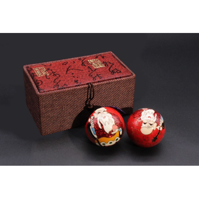 Baoding massage balls with enamel Premium No. 14