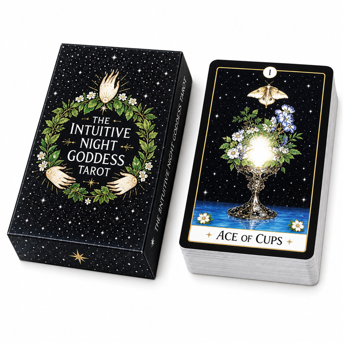 Карти Таро Інтуїтивне Таро Нічної Богині (The Intuitive Night Goddess Tarot)