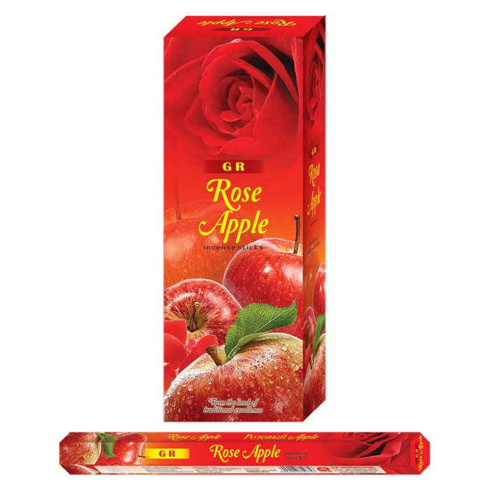 GR ROSE APPLE (шестигранник) Троянда з яблуком