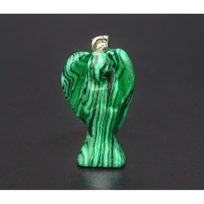 Pendant Angel Polymer malachite