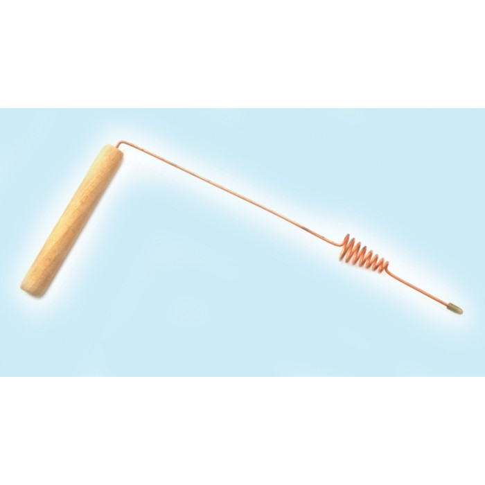 Dowsing frame Copper tapered spiral