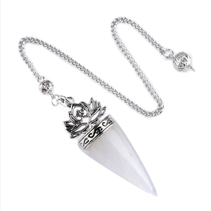 Dowsing Pendulum "Lotus" Rock crystal
