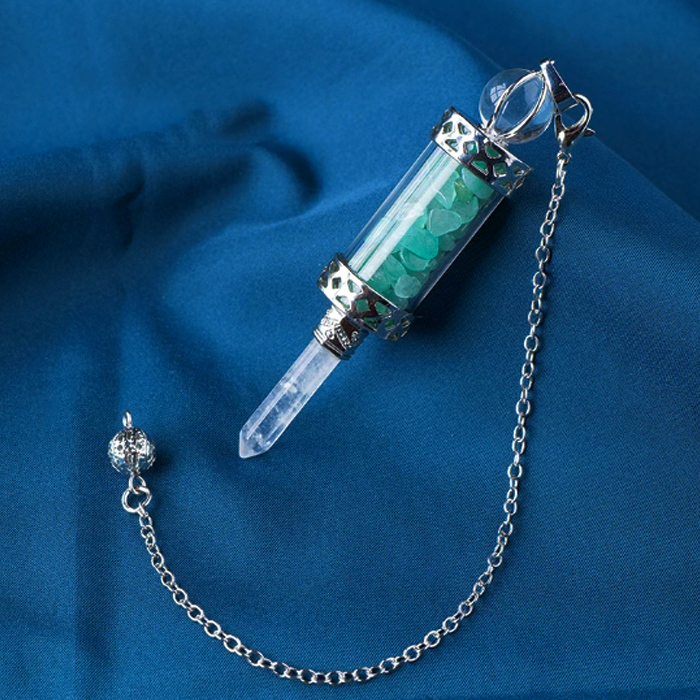 Dowsing Pendulum "Chakra wand" Jade