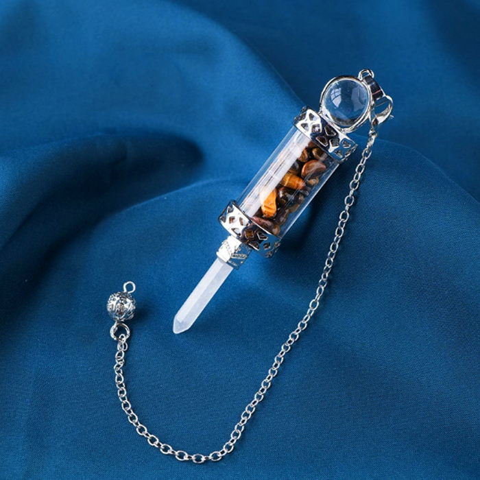 Dowsing Pendulum "Chakra wand" Tiger's Eye