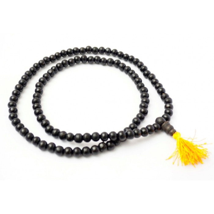 Mango wood rosary black 12mm.