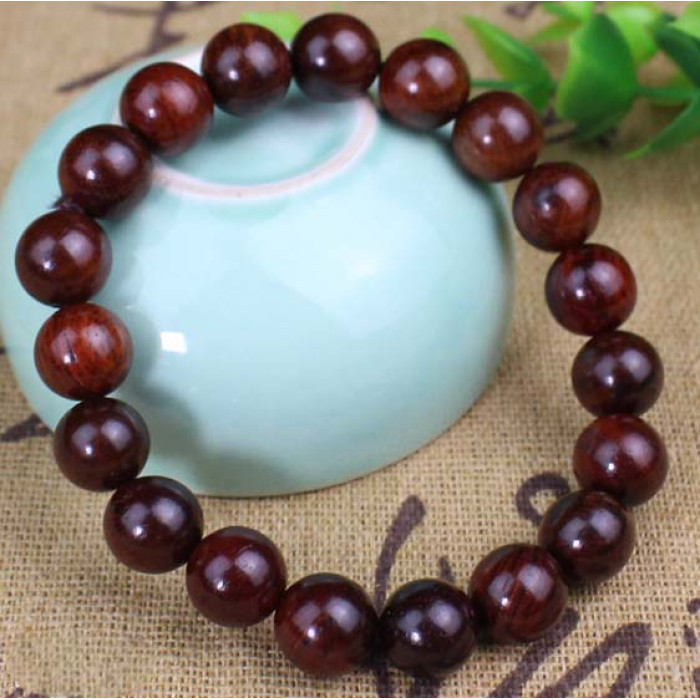 African Rosewood Prayer Beads Bracelet