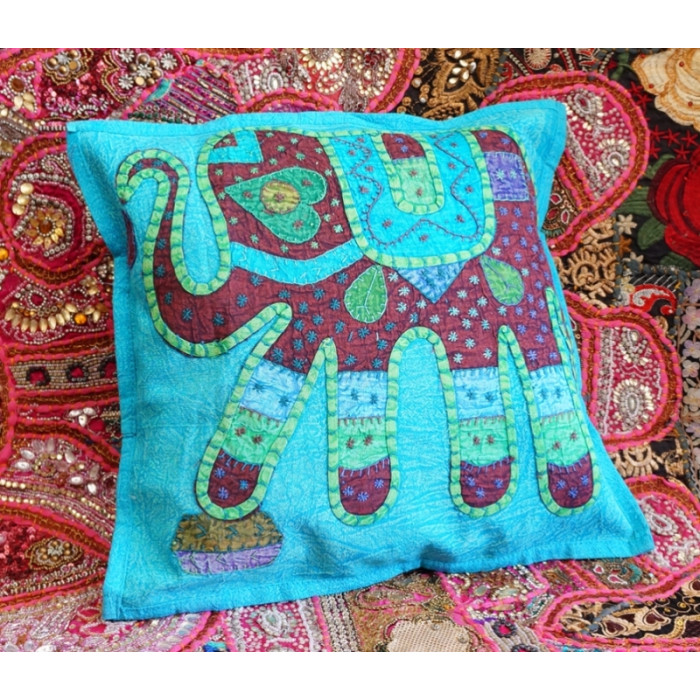Indian pillowcase Blue