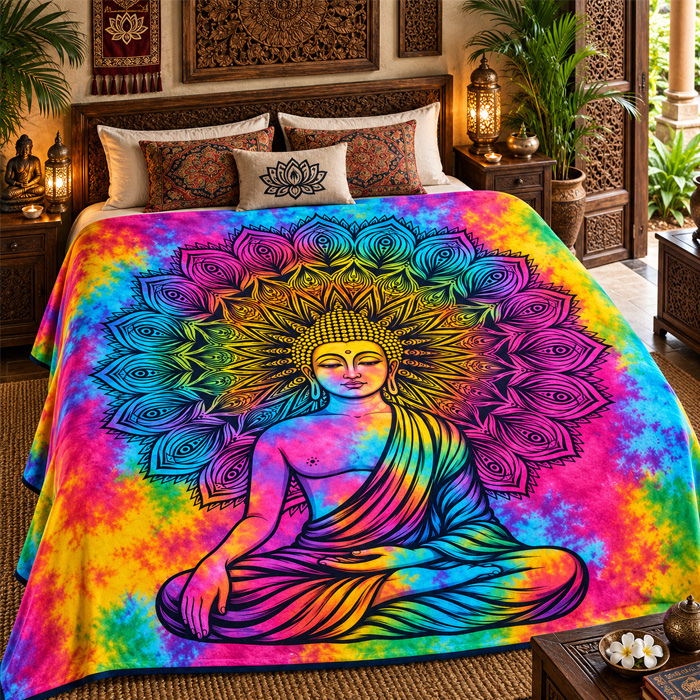 Double Bedsheet Buddha colored