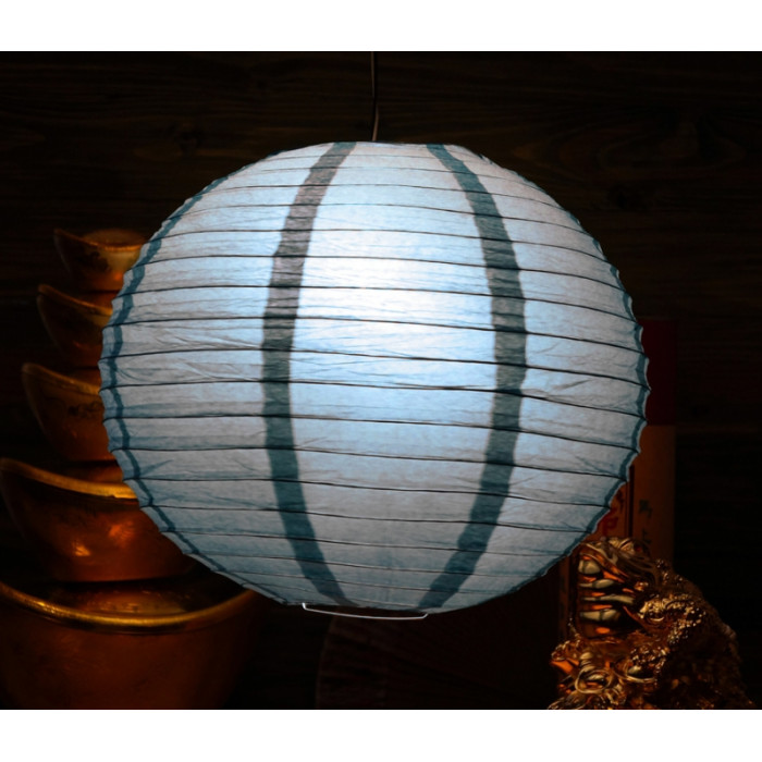 Lantern paper BALL Dark blue