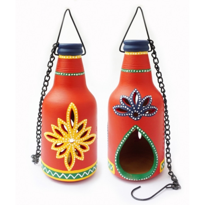  Candlelight pendant terracotta red KB-6C