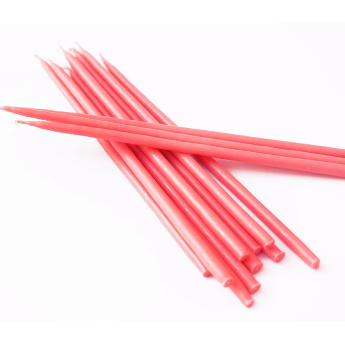 Small Pink Dipped Candle