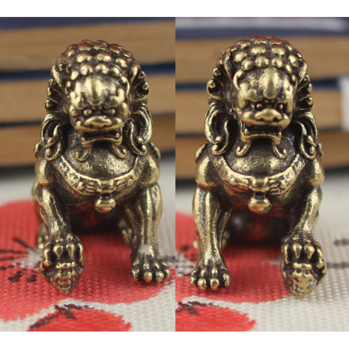 Figurine Pair of Snow Lions